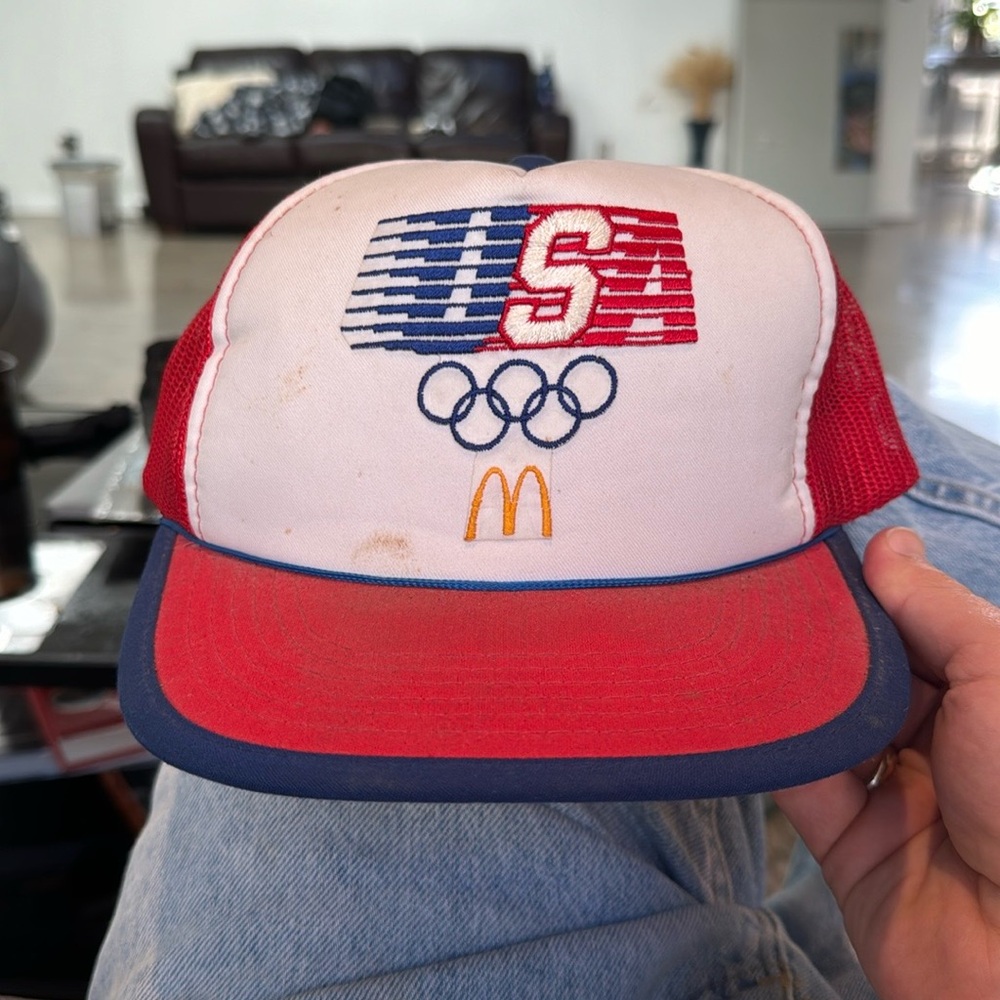 Vintage McDonalds x Olympics Trucker Hat